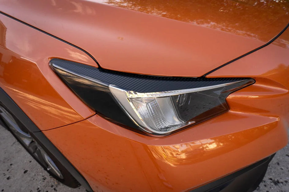 2022+ Subaru WRX 3D Carbon Headlight Eyebrows | StickerFab