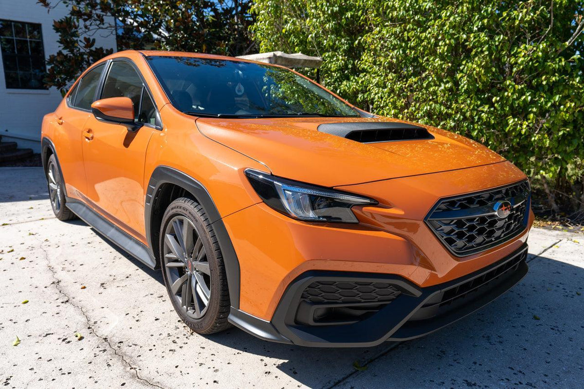 3D Carbon Hood Scoop Overlay 2022+ Subaru WRX StickerFab