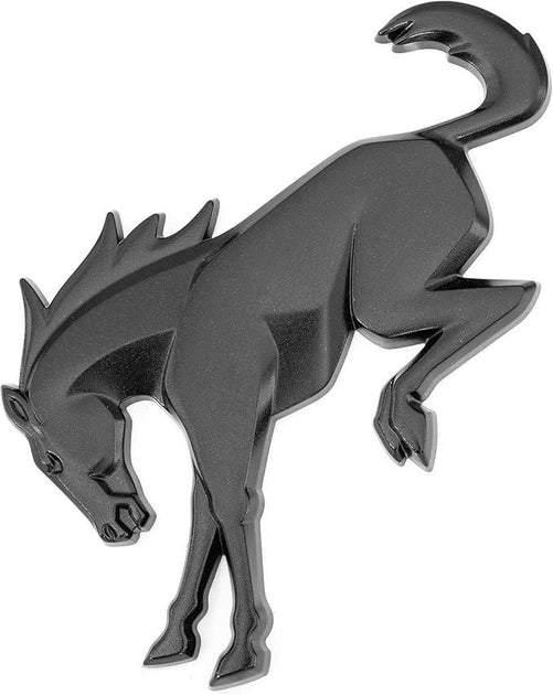 Broncoページ OEM M-1447-BRMB Matte Black Bucking Bronco Tailgate Emblem Made