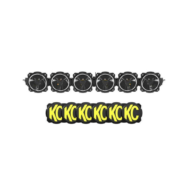 KC HiLiTES Bumper Gravity Titan LED Light Bar (White / Am