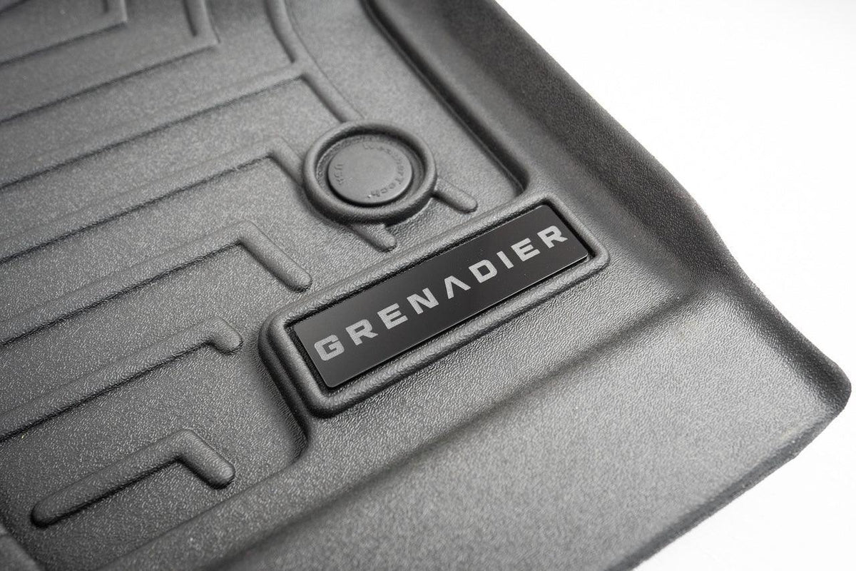 "Grenadier" Weathertech Floor Mat Logo (Etched Acrylic) Universal StickerFab