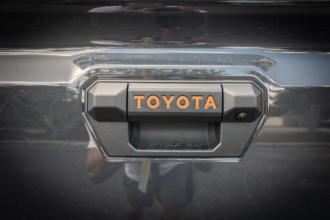24+ Tacoma Tailgate Handle Heritage Split Vinyl Decals, fits 24-25 Toyota Tacoma 24+ Tacoma Tailgate Handle Heritage Split Vinyl Decals, fits 24-25 Toyota Tacoma