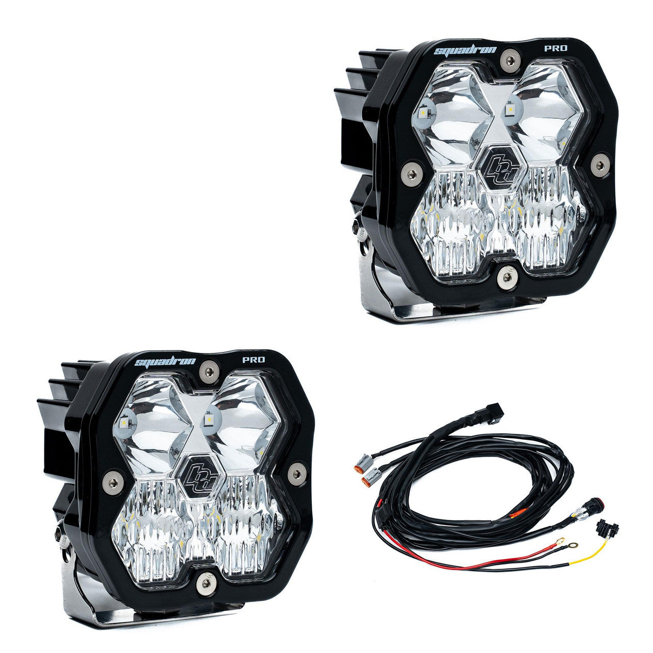 fog light led pods Baja Designs Squadron 2.0 Pro LED Spot Pair Baja Amber