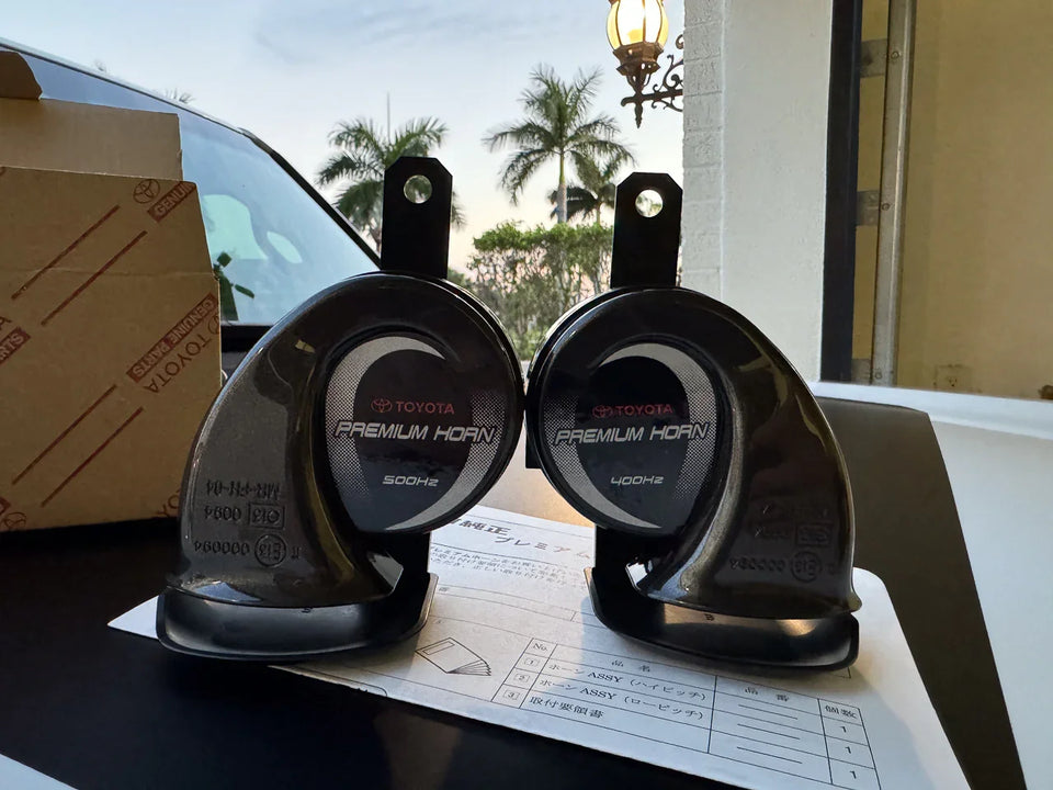 Toyota OEM JDM Premium Horns - 2024+ Land Cruiser / GX550 / Tacoma / 2025+ 4Runner