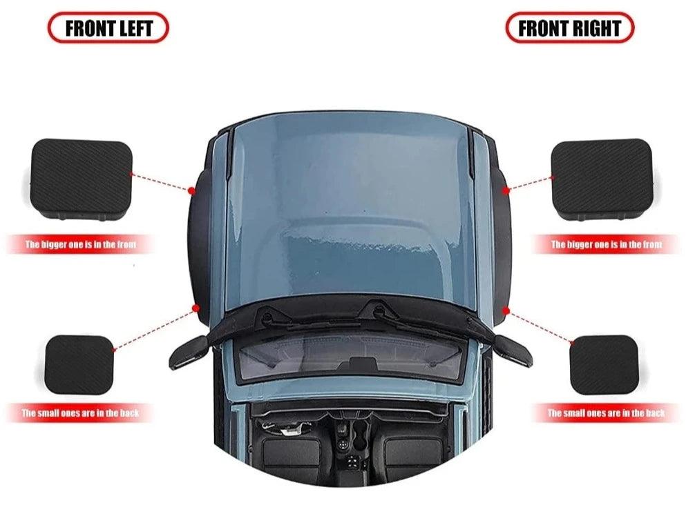 2021+ Bronco OSD Crash Bar Plugs NonSasquatch StickerFab