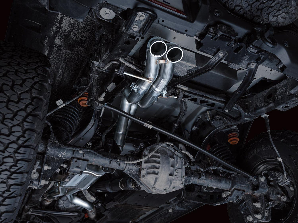 AWE Tuning 2224 Ford Bronco Raptor 4WD Dual BashGuards CatBack Switc