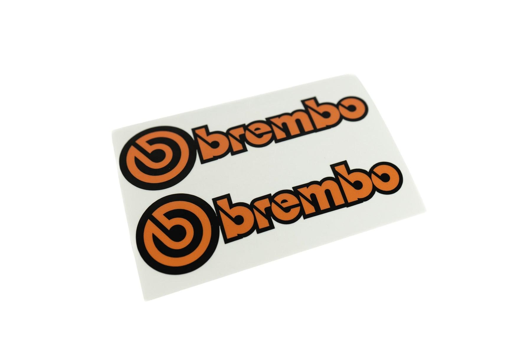 Brembo Brake Caliper High Temp Stickers - Custom Color Printed