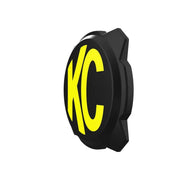 KC HiLITES Pro6 Gravity® Light Cover - Black / Yellow KC Logo - StickerFab