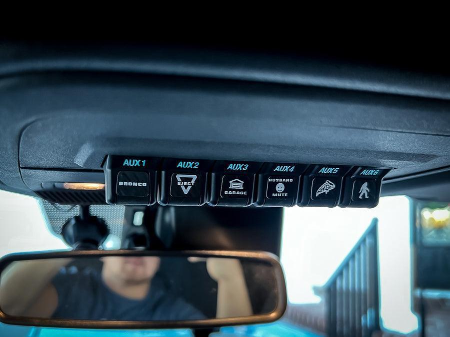 2021+ Bronco Printed Series Auxiliary Switch Labels (Upfitter) 2021+ F150 Tremor / F150