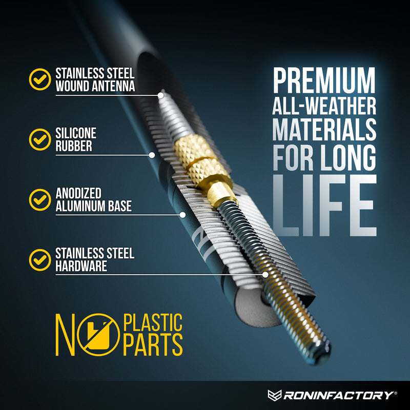 Ronin TUFFLOCK® Flexible Antenna (8 INCH) - 2021-2023 Bronco