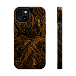 iPhone Magsafe Case - Badlands Topographic Design