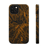 iPhone Magsafe Case - Badlands Topographic Design