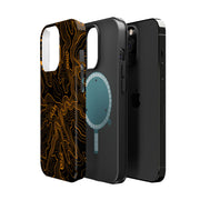 iPhone Magsafe Case - Badlands Topographic Design