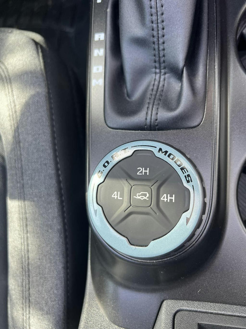 Printed Series GOAT Mode Dial Ring Overlay V2 - 2021+ Bronco - StickerFab