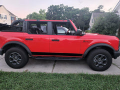 Lower Door Protection - 2021+ Bronco 4 Door - StickerFab