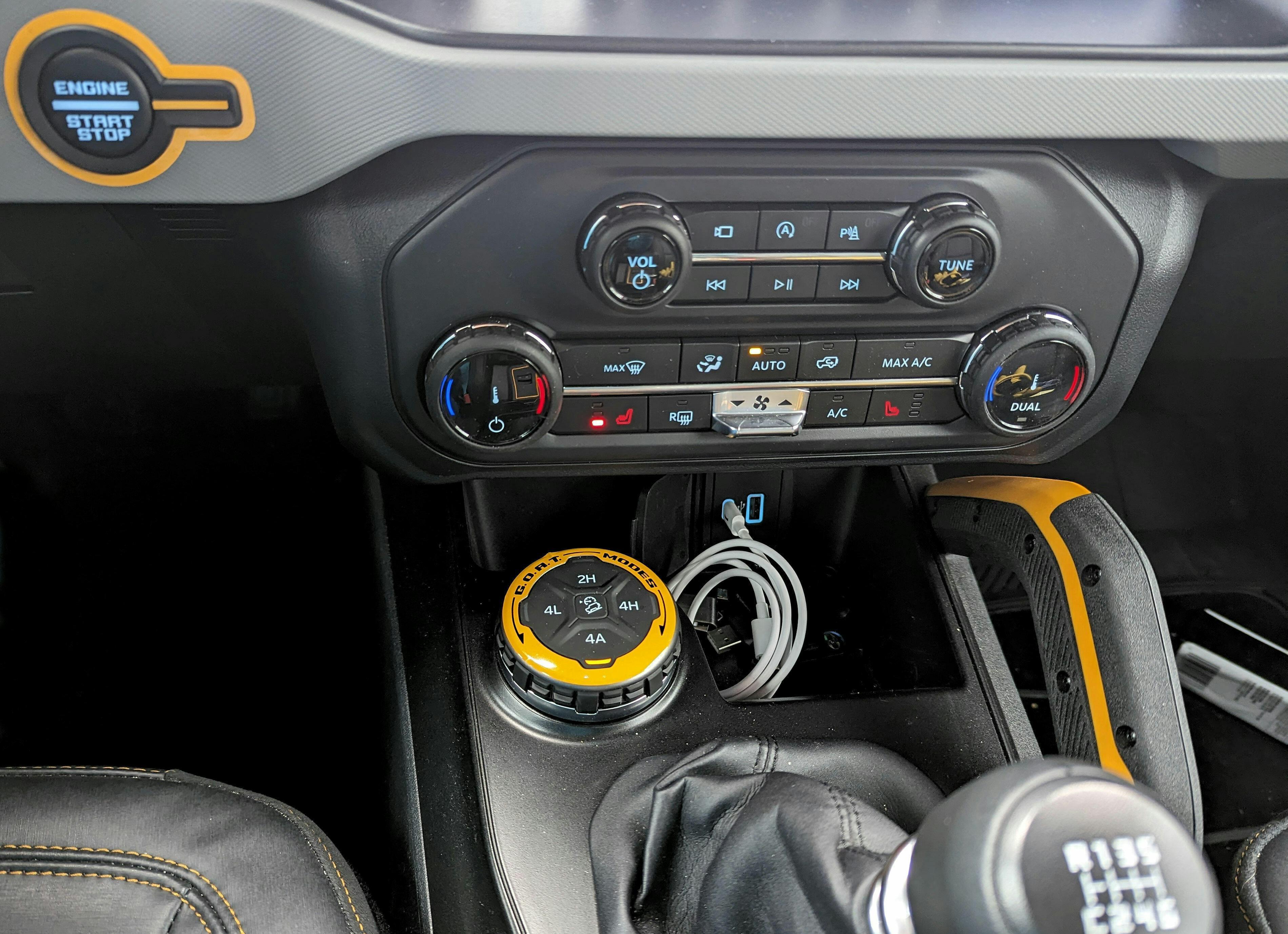 Goat Mode 2021+ Bronco GOAT Mode Dial Ring Overlay V1 - StickerFab | StickerFab