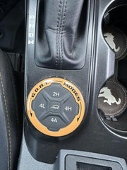 Printed Series GOAT Mode Dial Ring Overlay V2 - 2021+ Bronco - StickerFab
