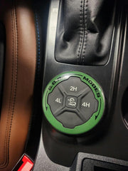 Printed Series GOAT Mode Dial Ring Overlay V2 - 2021+ Bronco - StickerFab