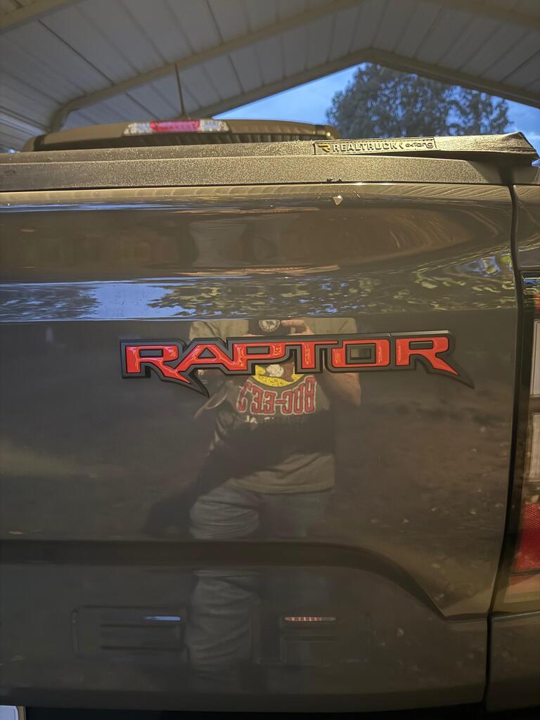 RAPTOR Tailgate Emblem Inserts - 2024+ Ranger Raptor