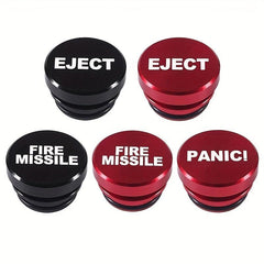 OSD Aluminum Car Cigarette Lighter Button - FIRE MISSILE EJECT PANIC - Universal - StickerFab