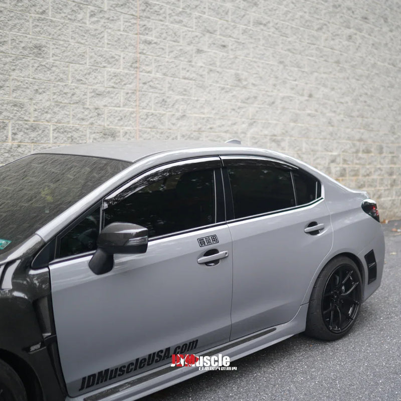 JDMuscle OE Style Rain Guards / Window Visors - 2015-2021 WRX / STI