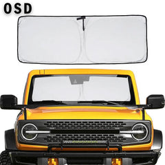 OSD Easy Foldable Front Windshield Sunshade - 2021+ Bronco - StickerFab