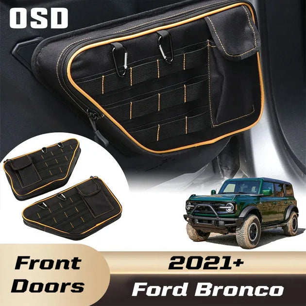 OSD Front Door Storage Bags 2021+ Bronco StickerFab