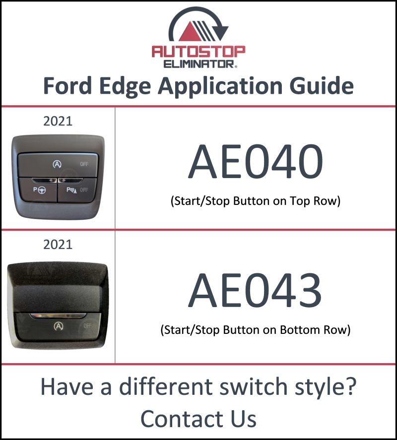 2021-2024 Ford Edge Autostop Eliminator