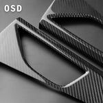 OSD Carbon Fiber Rear Door Handle Trim Overlays fits 2022+ WRX
