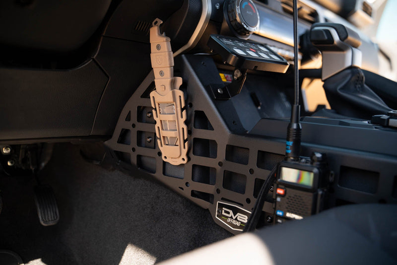 DV8 Offroad Center Console Molle Panels & Digital Device Mount - 2024+ Tacoma / 2025+ 4Runner