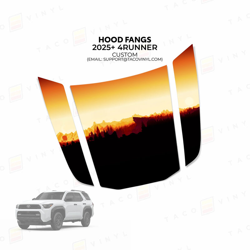 3 Piece Apex Hood Stamp - 2025+ 4Runner