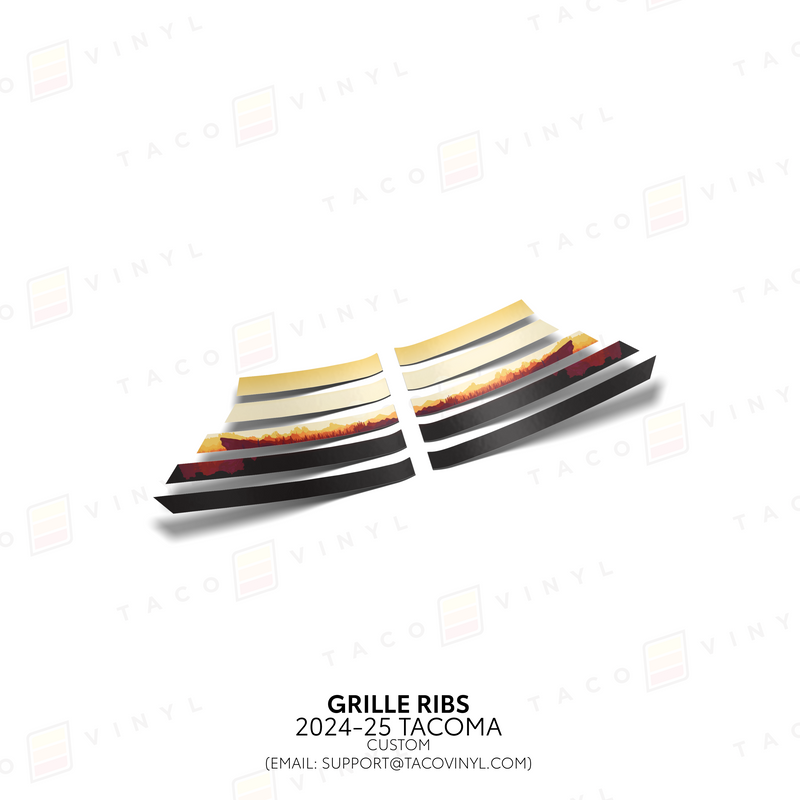 Glowing Edge Grille Ribs - 2024+ Tacoma