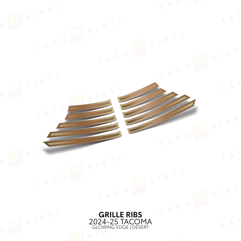 Glowing Edge Grille Ribs - 2024+ Tacoma