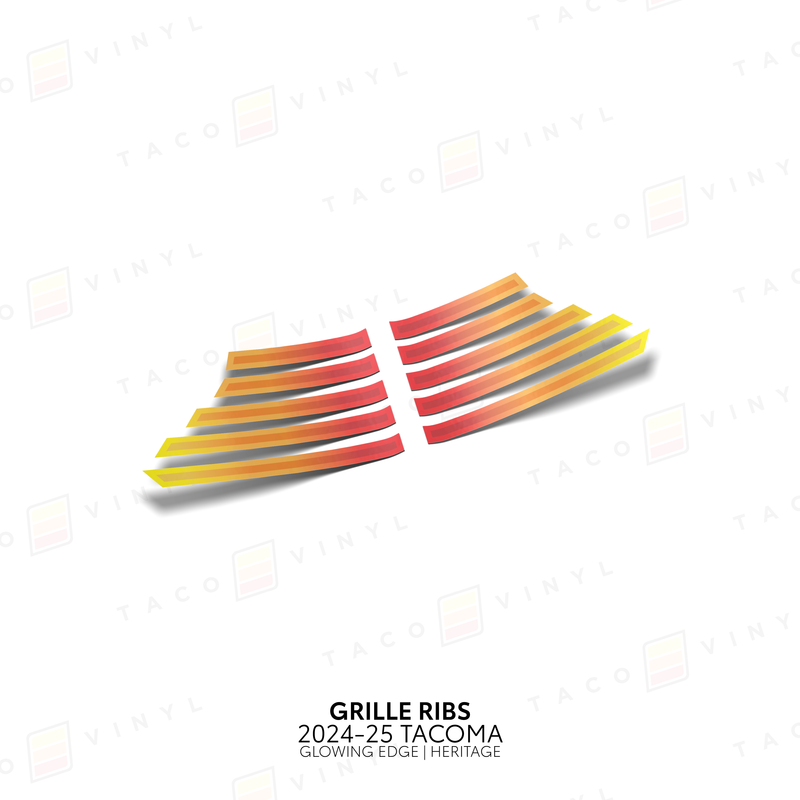 Glowing Edge Grille Ribs - 2024+ Tacoma