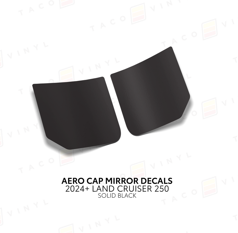 Aero Cap Mirror Decals - 2024+ Land Cruiser