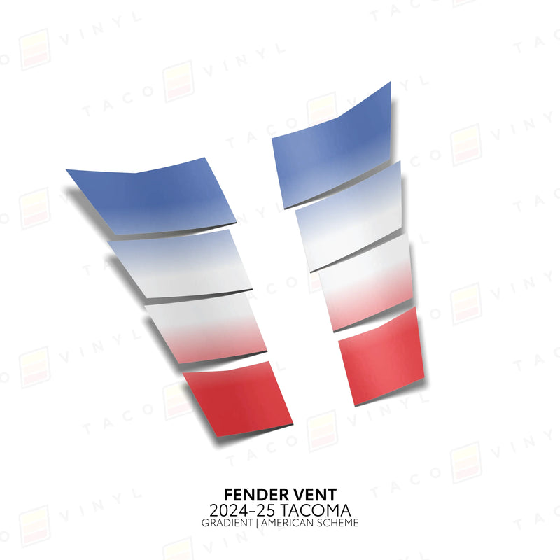 TV 4Runner Gradient Fender Vent Inlays - 2025+ 4Runner