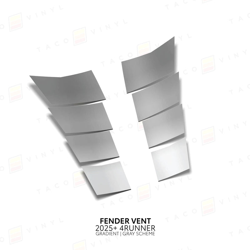TV 4Runner Gradient Fender Vent Inlays - 2025+ 4Runner