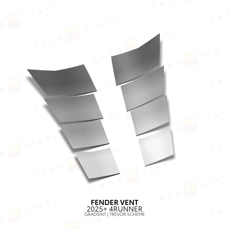 TV 4Runner Gradient Fender Vent Inlays - 2025+ 4Runner