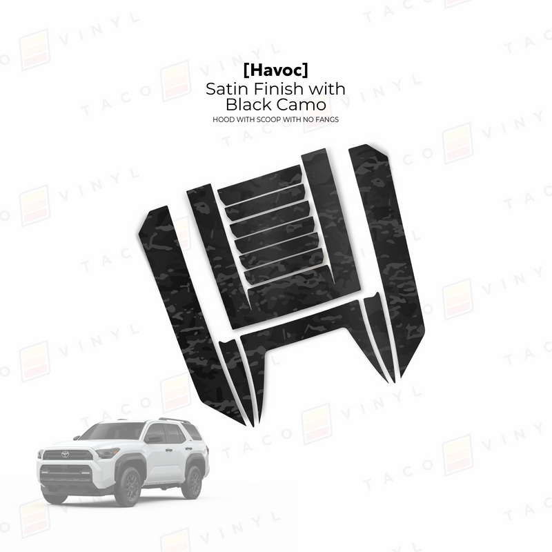 Havoc Hood Scoop Stamp (w/ No Fangs) - 2025+ 4Runner