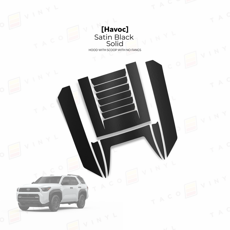 Havoc Hood Scoop Stamp (w/ No Fangs) - 2025+ 4Runner