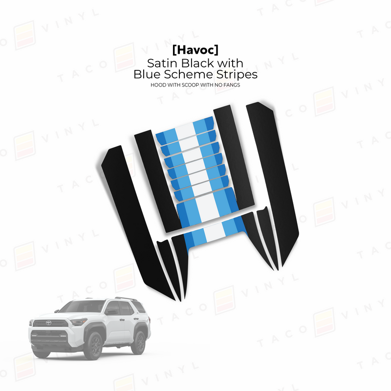 Havoc Hood Scoop Stamp (w/ No Fangs) - 2025+ 4Runner
