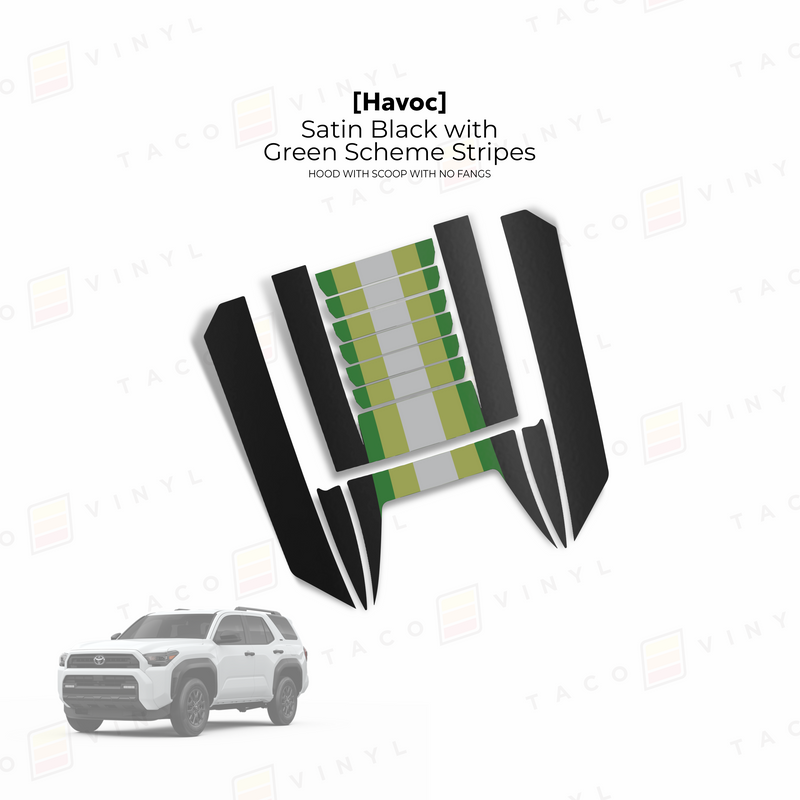 Havoc Hood Scoop Stamp (w/ No Fangs) - 2025+ 4Runner