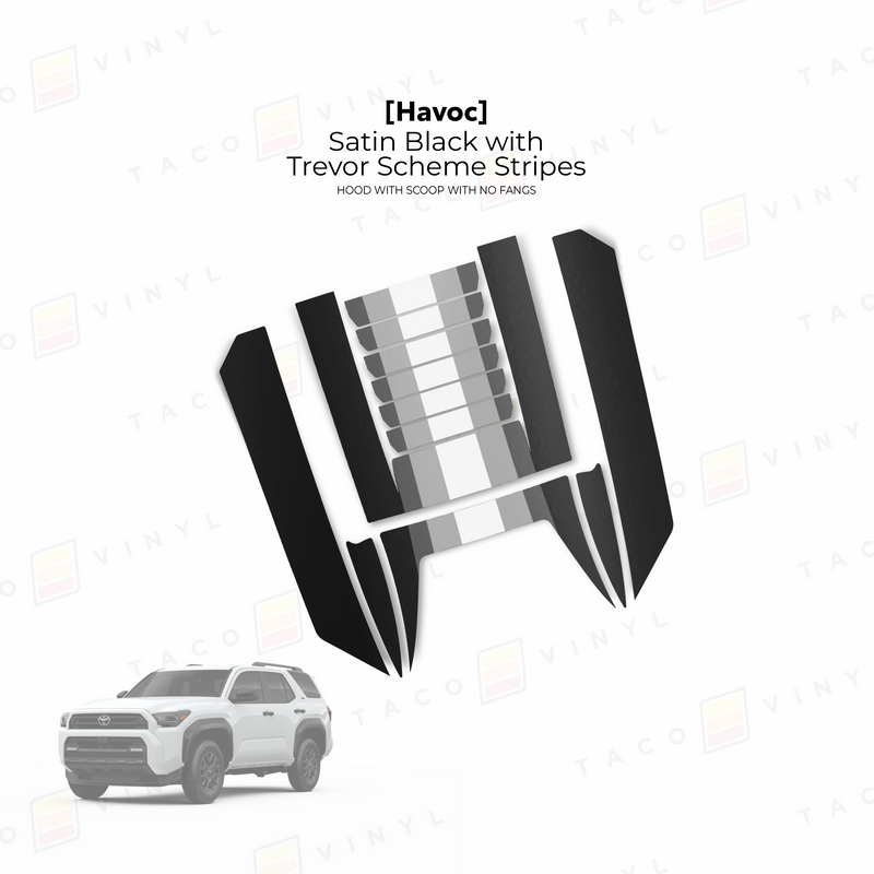 Havoc Hood Scoop Stamp (w/ No Fangs) - 2025+ 4Runner