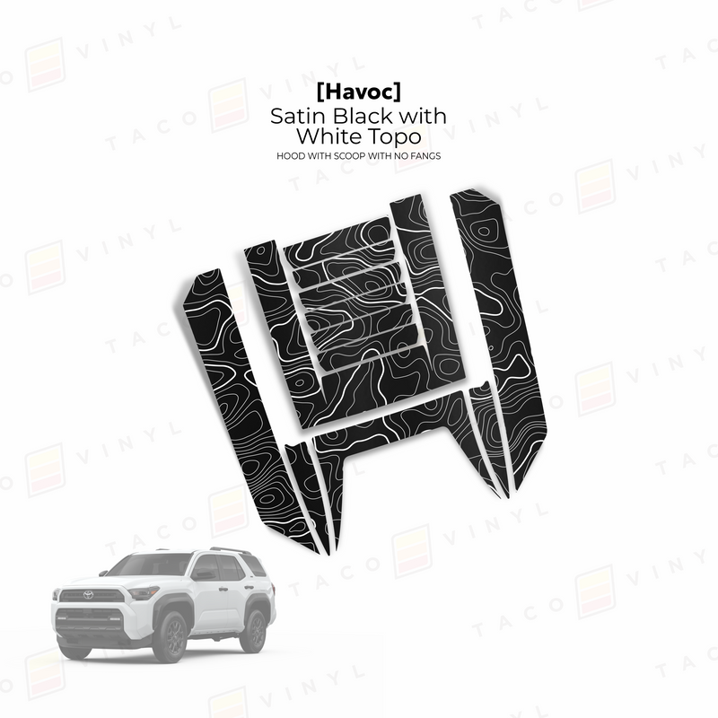 Havoc Hood Scoop Stamp (w/ No Fangs) - 2025+ 4Runner