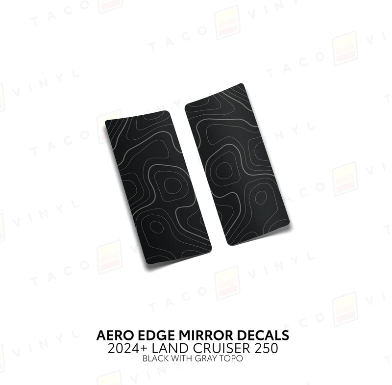 Aero Edge Mirror Decals - 2024+ Land Cruiser
