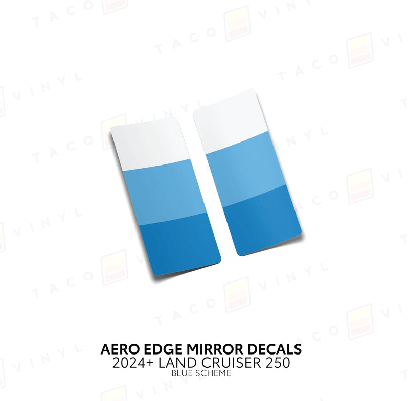 Aero Edge Mirror Decals - 2024+ Land Cruiser