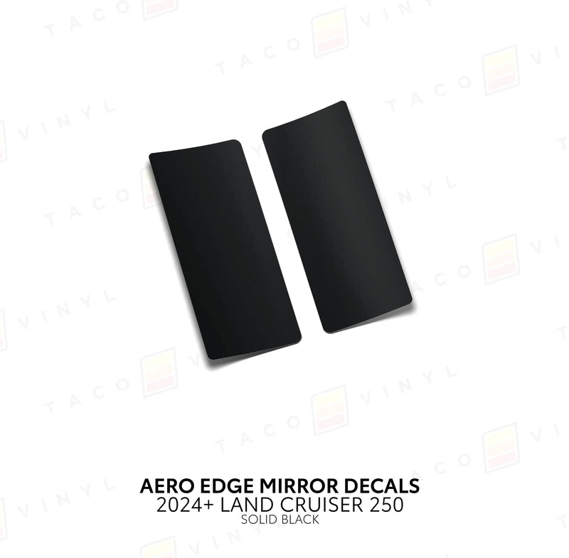 Aero Edge Mirror Decals - 2024+ Land Cruiser