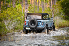 21 Offroad No Drill Mudflaps (Front AND Rear) - 2021+ Bronco - StickerFab