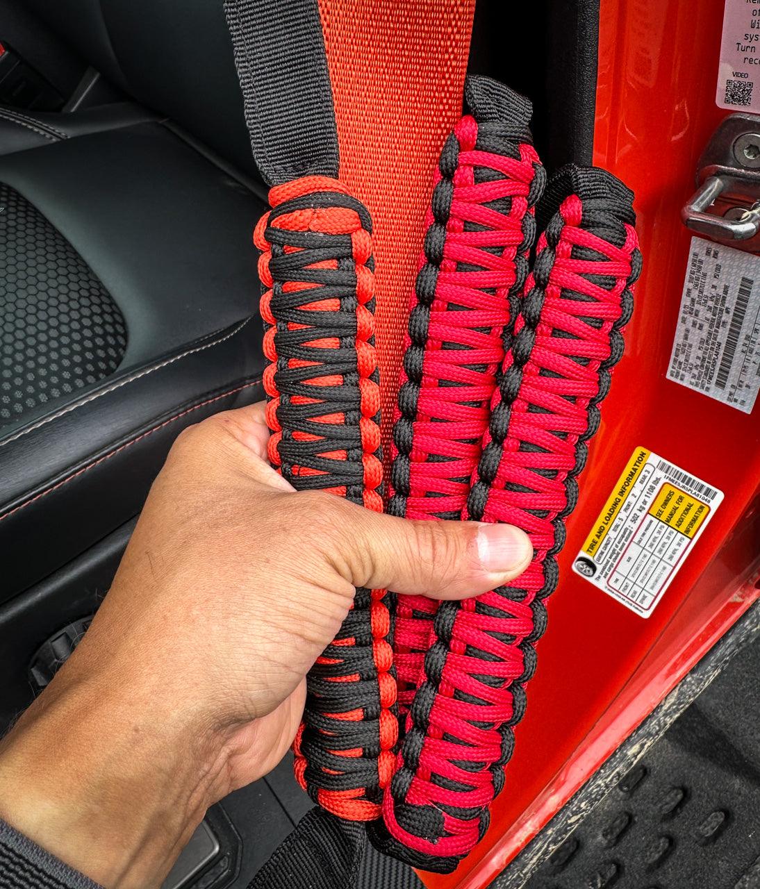 21 Offroad Paracord Wrapped Grab Handles (Pair) - 2021+ Bronco 2 / 4 Door - StickerFab