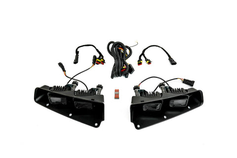 21 Offroad R Style Dual Output Fog Light Kit for HD OEM Modular Steel Bumper - 2021+ Bronco - StickerFab